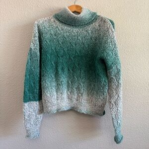Kut from the Kloth‎ Hailee Gradient Turtleneck  Sweater Size Small
